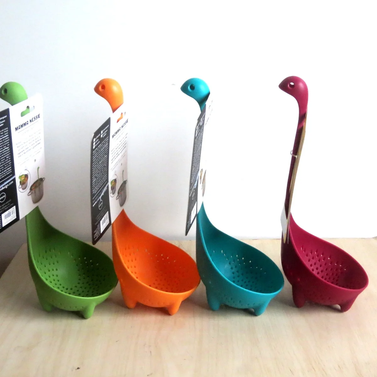 

Dinosaur Style Long Handle strainer Vertical Dinosaur Cartoon colander big spoon