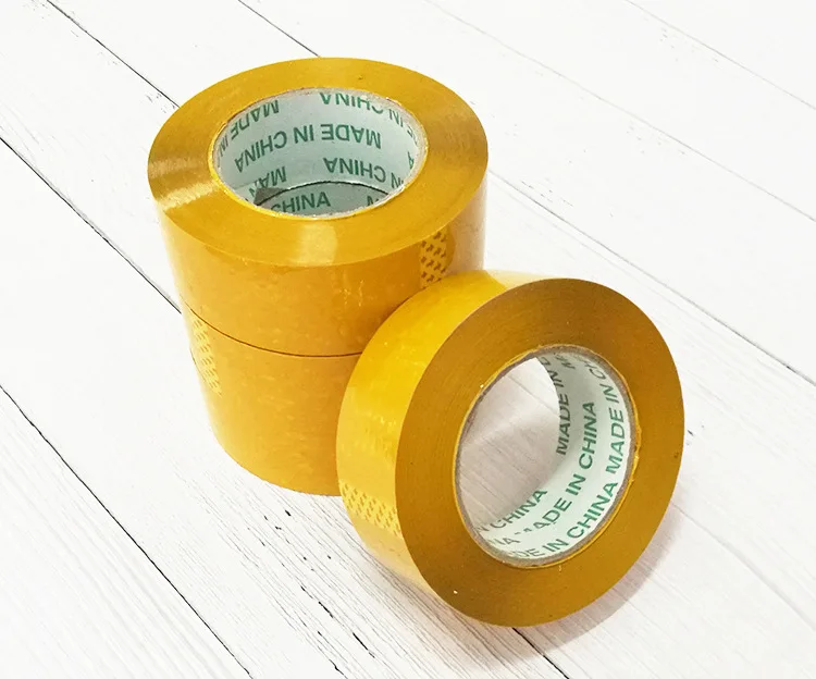 Package Sealing Adhesive Tape Wide-4.5 Cm Transparent Tape Beige Bandage Express Sealing Adhesive Logistics Packaging Tape