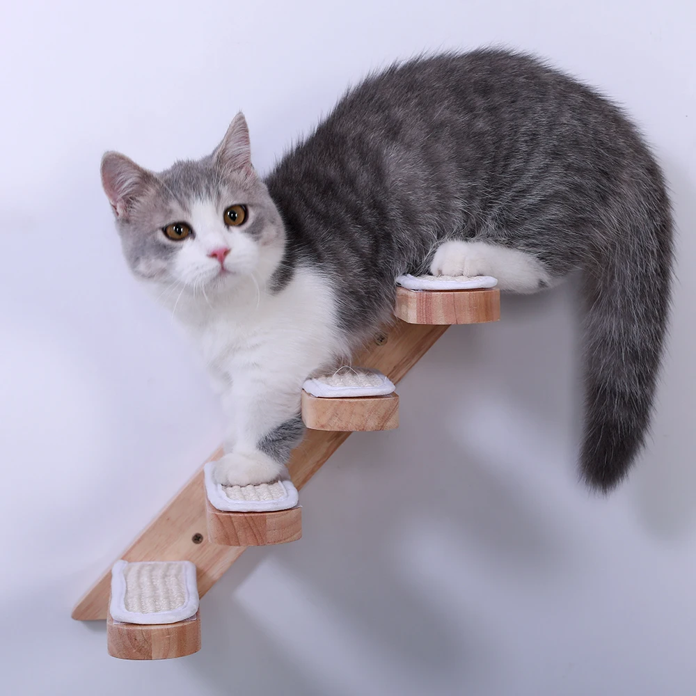 Stairs, Staircase Wall for Cats, Pet Furniture, Kitten Jumping Board