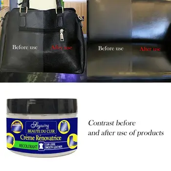 

50ml Leather Repair Cream Filler Shoe Cream Leather Repair Coloring Dyeing Wax Shoes Polish Nourishes Stain Protection Oil Y2H0