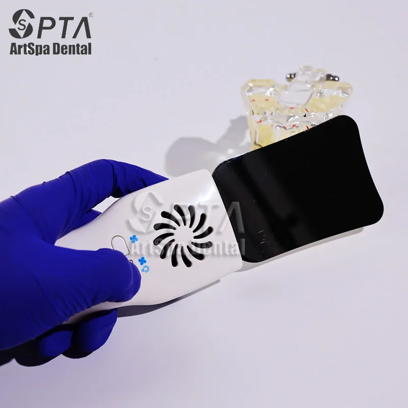 مجموعة مرآة إزالة ضباب الأسنان LED ، تعزيز الدقة ف...