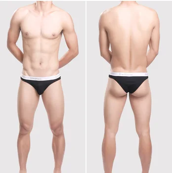 

Bikini sexy para hombres, ropa interior de algodón para hombres, calzoncillos absorbentes de sudor antifricción