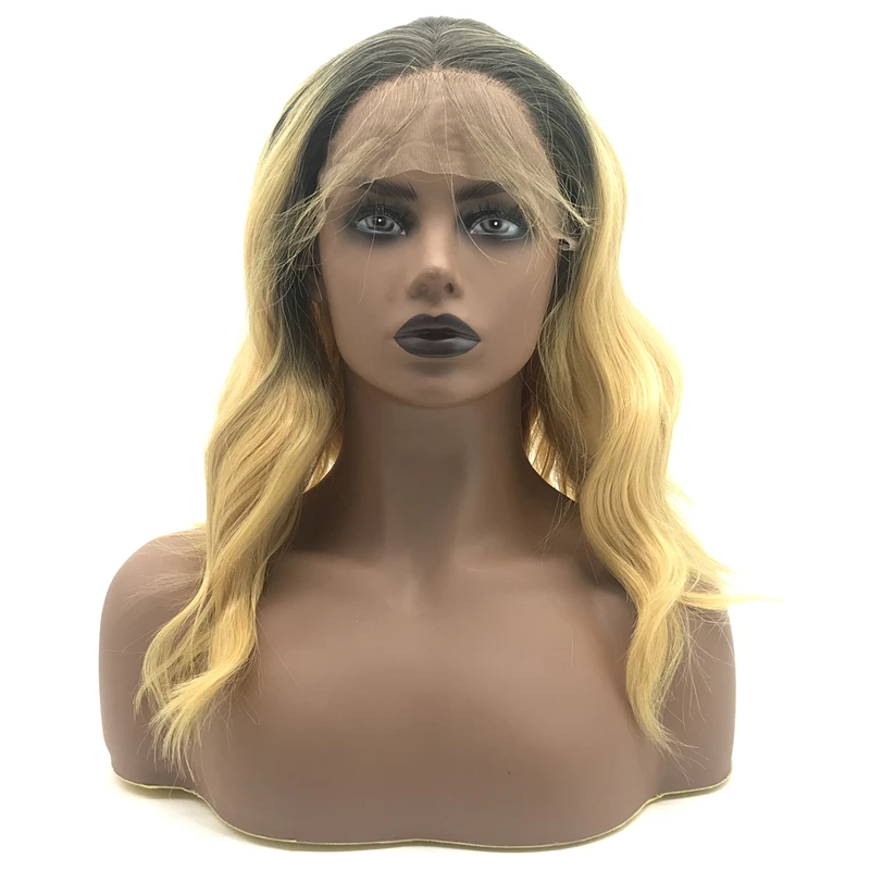 

Ombre 2 tone Long Curly Wave Synthetic Wigs Synthetic Wigs Fiber Female Wigs
