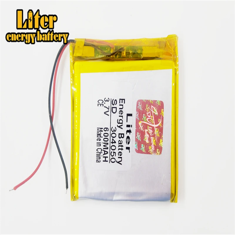 3.7V lithium Tablet polymer battery 304050 034050 MP3 MP4 Bluetooth stereo 600MAH navigator | Компьютеры и офис