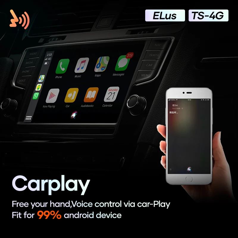 Автомагнитола Prelingcar 2 Din Android 10 0 без DVD мультимедийный видеоплеер GPS навигация для