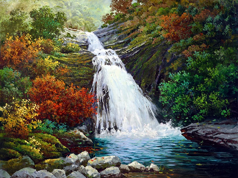 

5D DIY Diamond Painting Landscape Full Diamond Embroidery Beautiful Scenery Mosaic Picture of Rhinestone Home Decor Gifts
