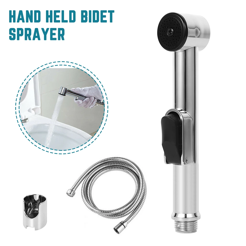 Handheld Portable Diaper Bidet Sprayer Set Toilet Bidet Faucet for Bathroom Hand Sprayer Shower Head Self Cleaning with Hose