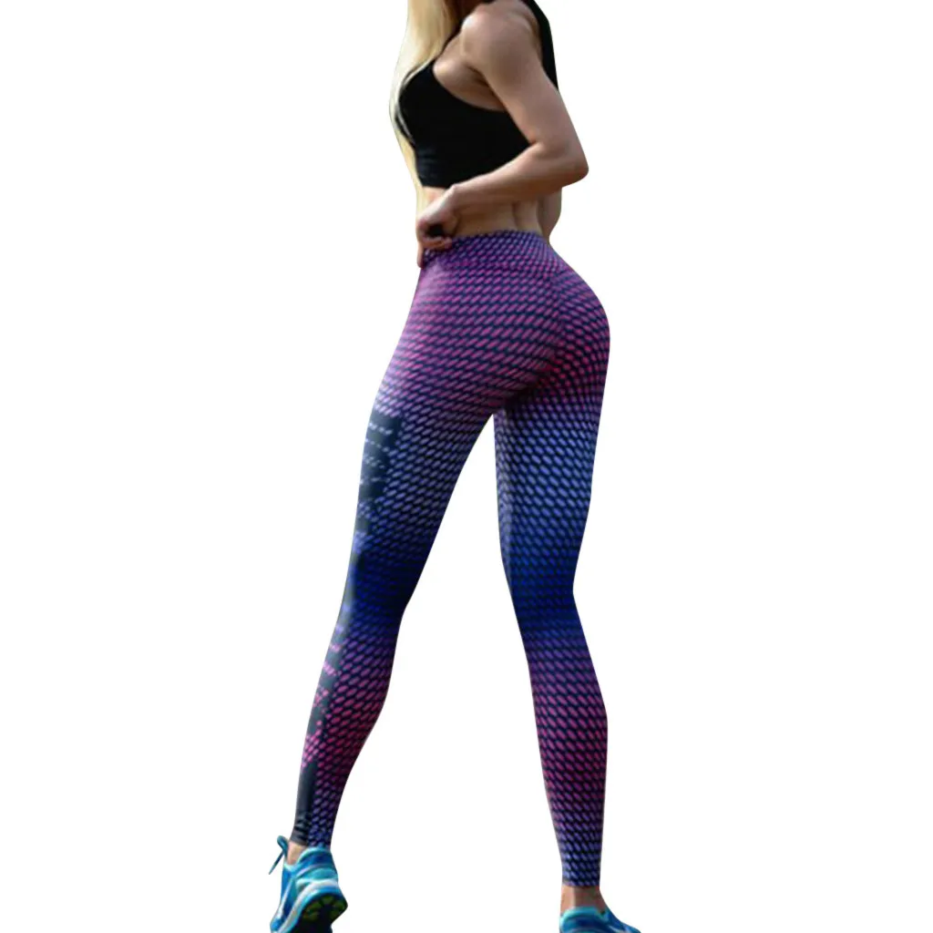 Цветные штаны для йоги с принтом Леггинсы для йоги Женская Спортивная одежда быстросохнущие леггинсы для спортзала фитнес брюки# YL10