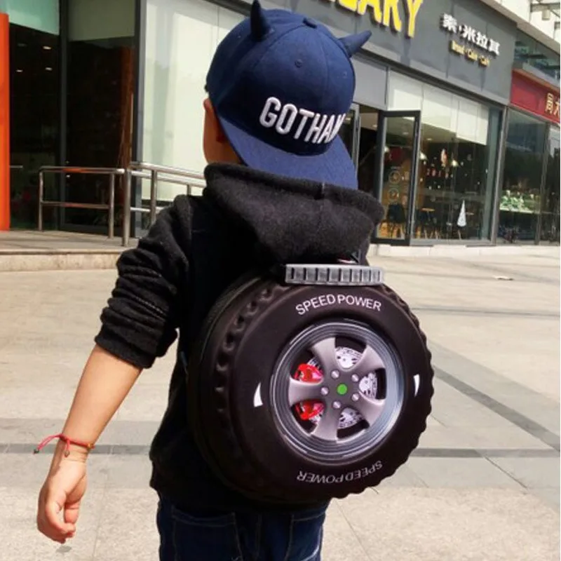 

CHILDREN'S School Bags 6-7-8-Year-Old Boy Young STUDENT'S Fashion Cool Korean-style Travel Backpack 3D Creative Kindergarten