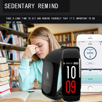 

Heart rate smart band men sport watch 0.96 inch OLED Bluetooth smart bracelet for women wristband blood pressure pk dz09 id150