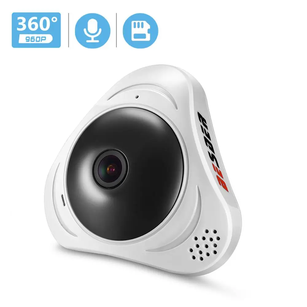 BESDER HD 960P VR Wi Fi камера 360 3D панорамная двухсторонняя IP с объективом рыбий глаз МП