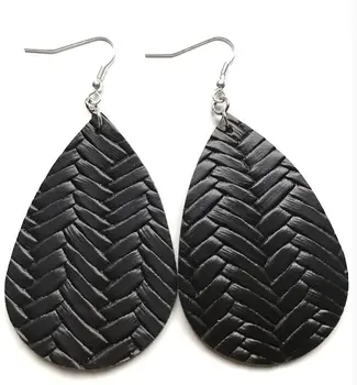 

2019 New Arrival Big Leopard Print Mini Cute Plush Leather Drop Dangle Earrings Bohemian Statement Women Fashion Earrings