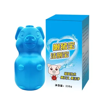 

NewCute Bear Blue Bubble Toilet Cleaner Magic Automatic Flush Toilet Cleaner Helper Blue Bubble Cleaning Deodorizes For Bathroom