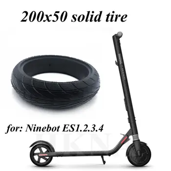 

200x50 Solid Tire for Xiaomi Ninebot Segway ES1 ES2 ES4 Electric Scooter Wheel Tyre Explosion-Proof Tubeless Tires