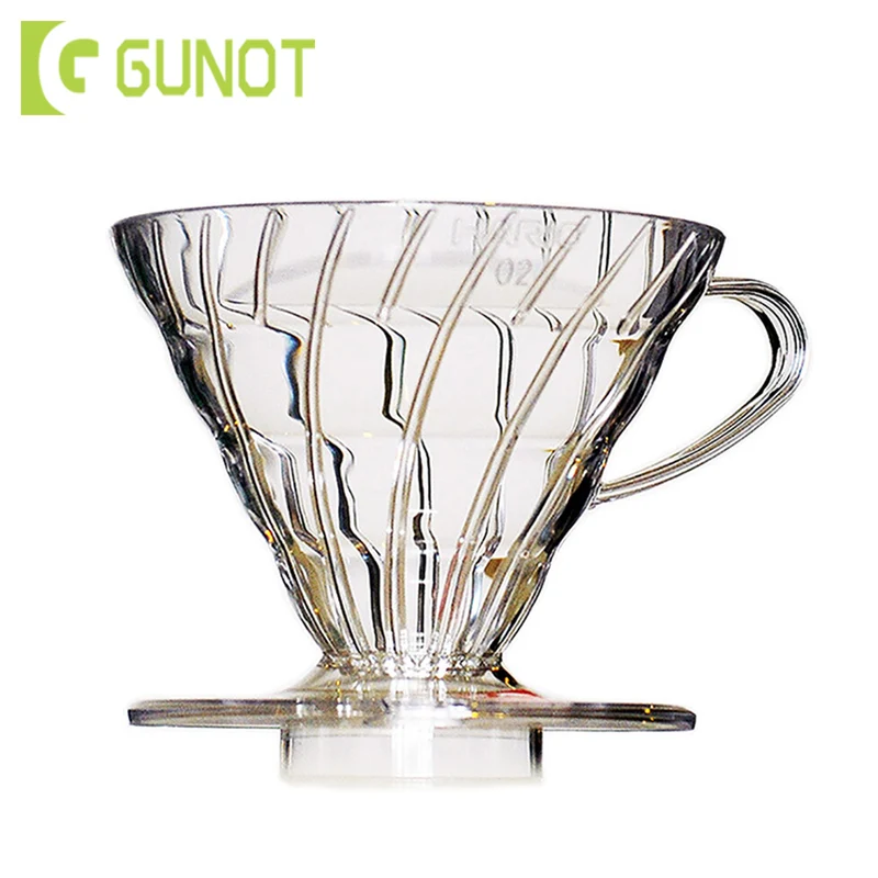 

GURET Coffee Filter Cup Holder V60 Dropper Filter Cup Portable Professional Heat Resistant 1-4 Cup Capacity Coffee Brewing Tool