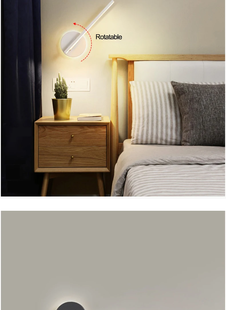 北欧壁灯-卧室简约现代led灯具创意个性客厅书房墙壁过道墙床头灯-tmall_03