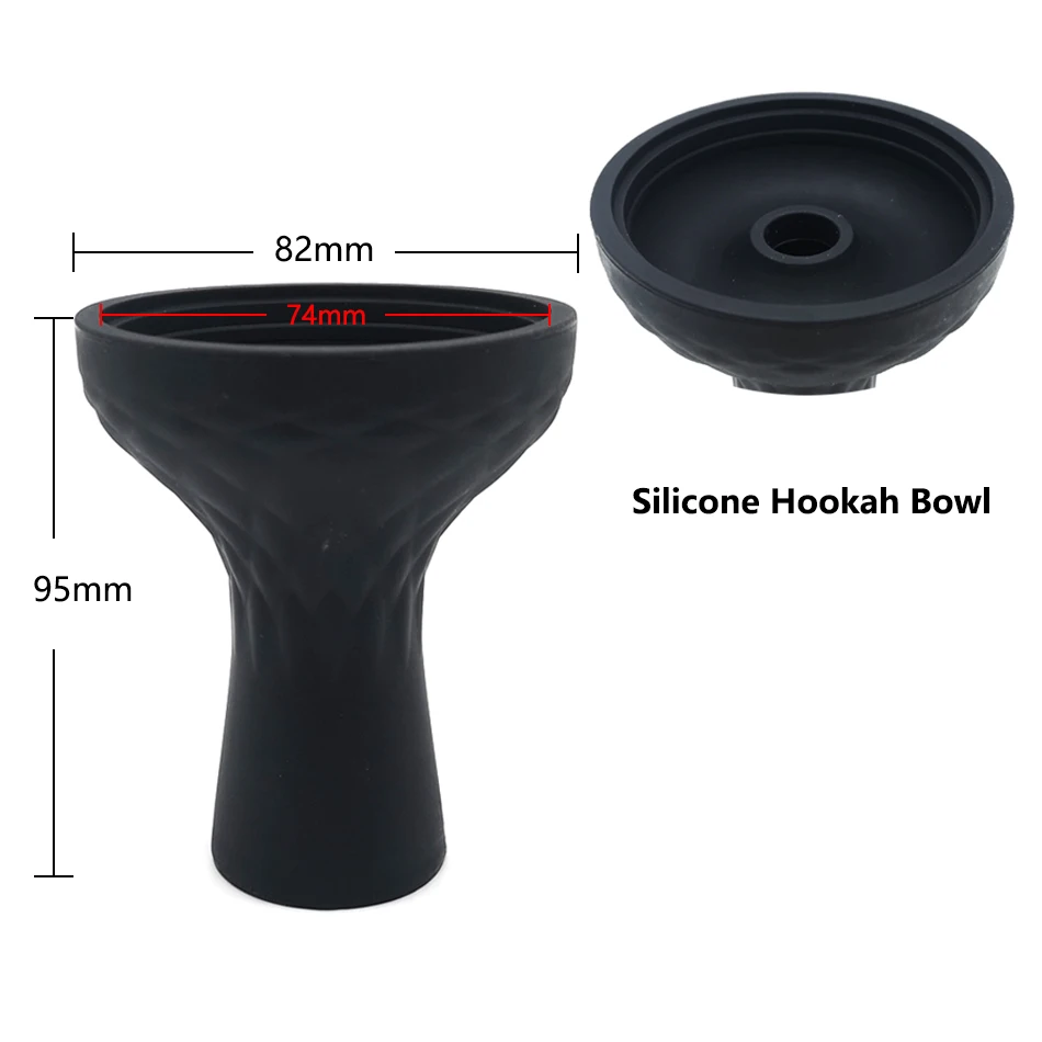 Large 1 Hole Silicone Hookah Bowl shisha Chicha Nargile Accessories OEM hookah accessories silicone bowls