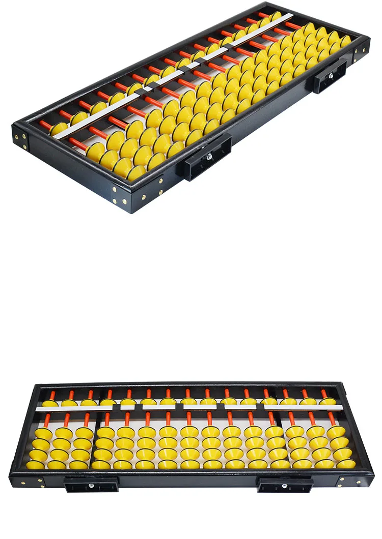 Высокое качество 15 колонны деревянные подвесные Нескользящие Abacus большой размер китайский соробан, инструмент для обучения математике для учителя sf95