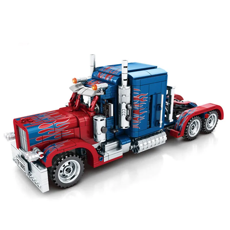 

2019 City Creator Technic Series Classic Heavy Container Trucks Model Building Blocks Bricks Educational Kids Toys Gift