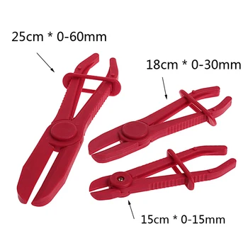 

3Pcs Nylon Hose Clamp Tool Set Brake Fuel Water Line Clamp Plier Hands Free New