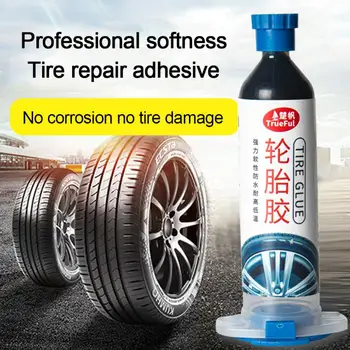 

30ml Tire Repair Adhesive Car Tire Repair Side Hard Wound Tire Filling Rubber External Self-fixing CarTire Crack Rubber Tire Fil