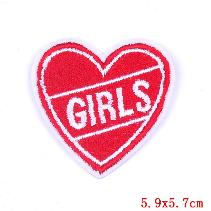 Prajna DIY Bandage Embroidered Patches For Clothing Sport Ball Patch Iron On Stickers Cute Patch Kiss Lip Badge Applique Decor F