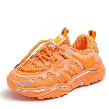 

2020 Summer Kids Sports Shoes Children Casual Boys Breathable Sneaker Easy Wear Fashion Spring Girls Student Shoes Anti-slippery