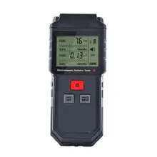 Детектор электромагнитных излучений счетчик электронное поле цифровой дозиметр ЖК-детектор со звуко-световая сигнализация компьютер телефон