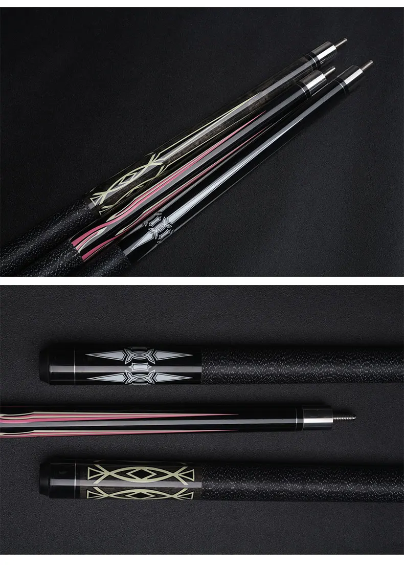 Pool Cue Billiard Maple Shaft Stick With Case Linen Wrap Billar Taco De Billar Wonderful Decal Butt  당구 бильярд Professional cue