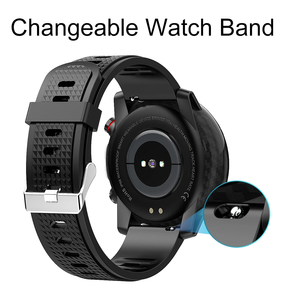 TIMEWOLF Smart Watch Men IP68 Waterproof Sport Smartwatch Android Reloj Inteligente 2020 Smart Watch For Men Women Huawei Xiaomi