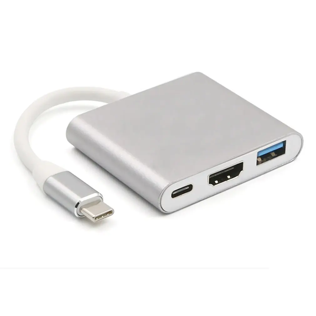 Легкий портативный usb type C к HDMI кабель usb type C зарядный адаптер конвертер USB-C 3,1 концентратор адаптер