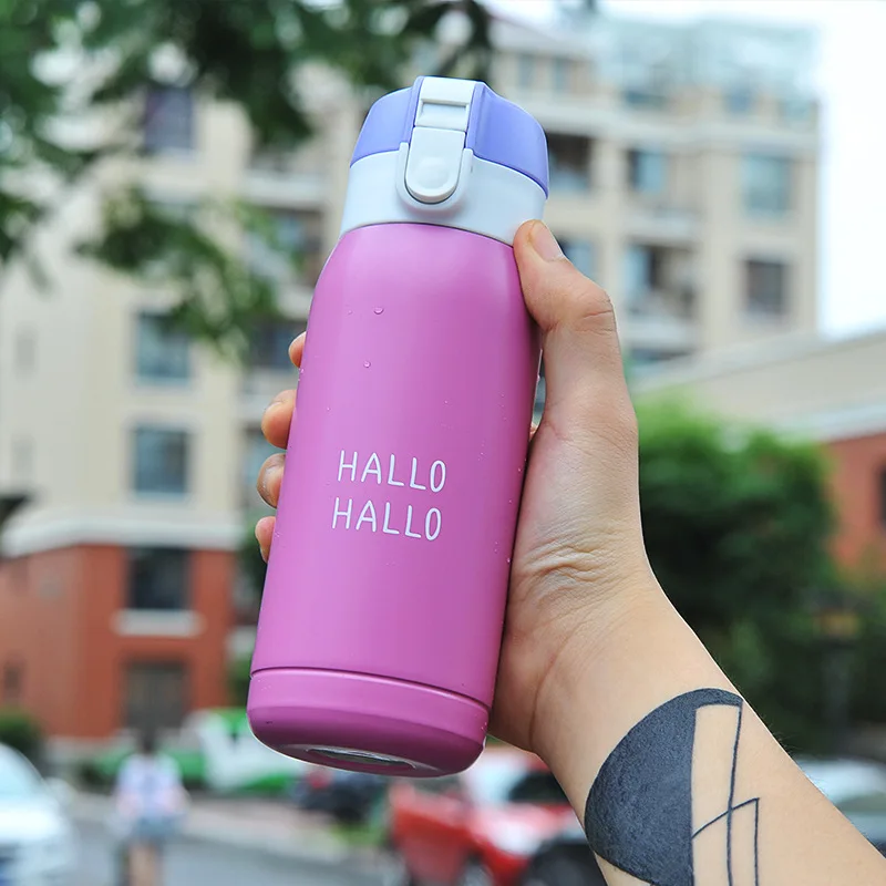 

Creative Stainless Steel Spacious Small Capacity Insulated Cup Portable Women's Small Outdoor Bounce Water Cup Customizable Logo