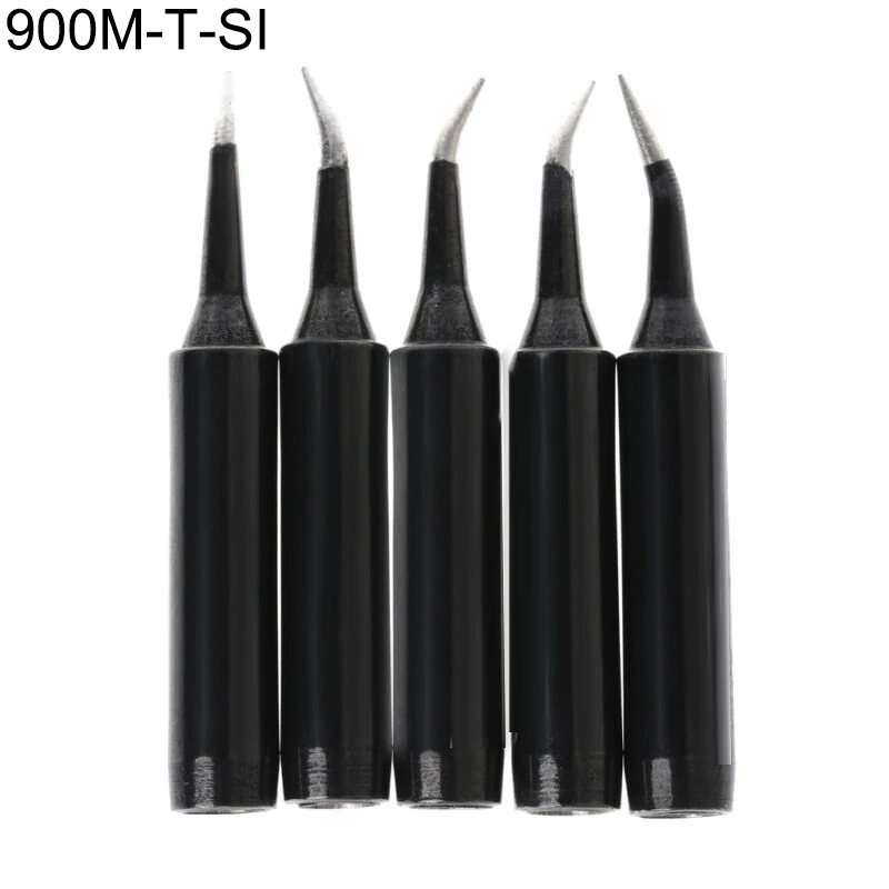 900M-T Copper Lead Free Soldering Iron Tips SI/I/B/K/2.4D/1C Welding Head Saike 936 852d 909D Soldering Station 5Pcs