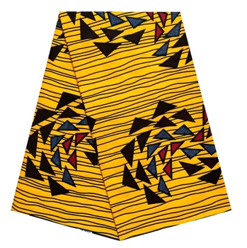 

Free Shipping New Arrival Ankara Popular Pattern100% Cotton African Wax Cloth Veritable Wax Hot Pagne Wax Kente Style 6yard 2020