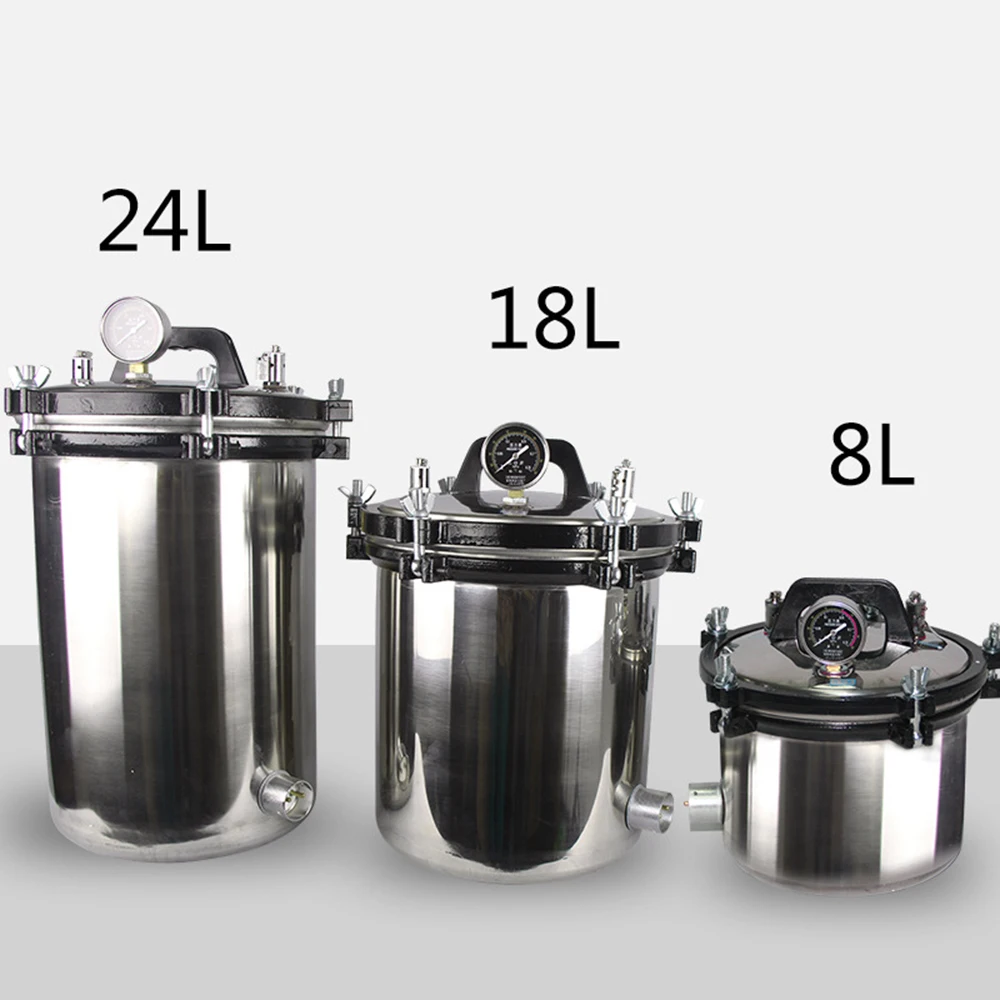 Portable Stainless Steel Heating Autoclave High Pressure Sterilizer Sterilizatio