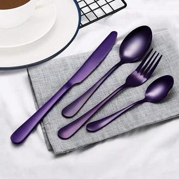 

20-Piece Stainless Steel Flatware Set,Tableware Set,Dinnerware Set Service for 5, Include Knife/Fork/Spoon/Teaspoon/Fruit Fork (