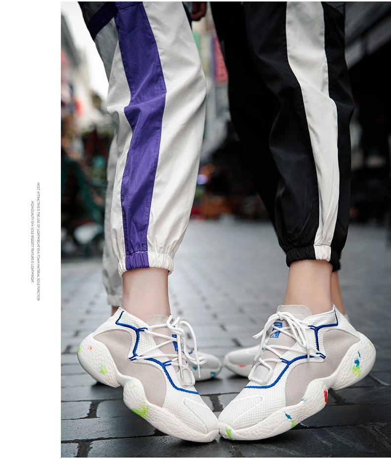 Couple Sneakers Shoes Mesh Breathable Chaussure Homme Casual Men Shoes Air Cushion Running Walking Women Shoes Drop shipping (10)