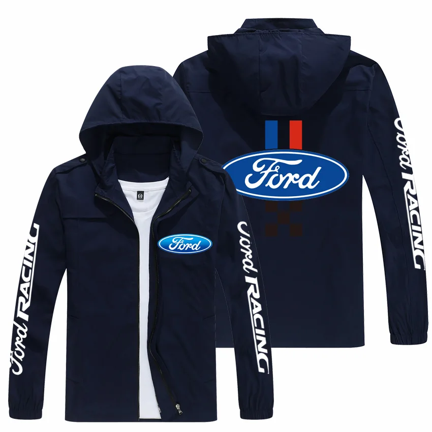 2021 Высококачественная куртка с капюшоном FORD Весна-Осень Повседневная Удобная