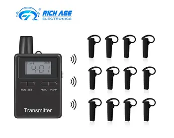 Retekess TT107 uhf プロ耳ワイヤレス受信機ツアーガイドシステム教会会議ツアーガイドなど