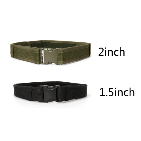

1.5/2.0 inch Police Tactical Belt Outdoor Molle Belt Equipment 1000D Nylon Men Army Adjustable Waistband Hunting Accessories