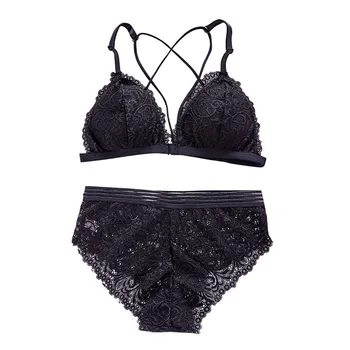 

Woman Bra Set Comfortable Lace Front Button Bra Suit Sexy Lace Underwear Underwear Women Termezy Underwear Set Z1213