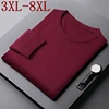 8XL 7XL 6XL 2021 New Cashmere Sweater Men Clothing Top Quality Male Pullover Sweaters Keep Warm Pull Homme Business Mens Jumper 1