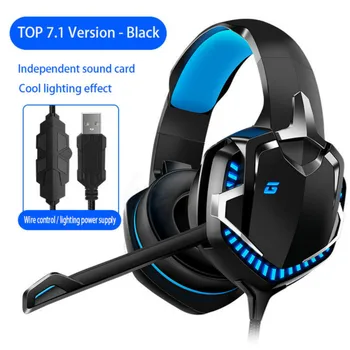 

2020 New N20 Gaming Headset Head-Mounted USB7.1 Computer Wired Headset for Desktop Computers and Laptops