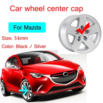 

4pcs 56mm 3D Automobile Logo car Wheel Center Caps Rim Hub Covers for Mazda 2 3 4 5 6 CX-3 CX-4 CX-5 CX-7 MX-5 CX-8