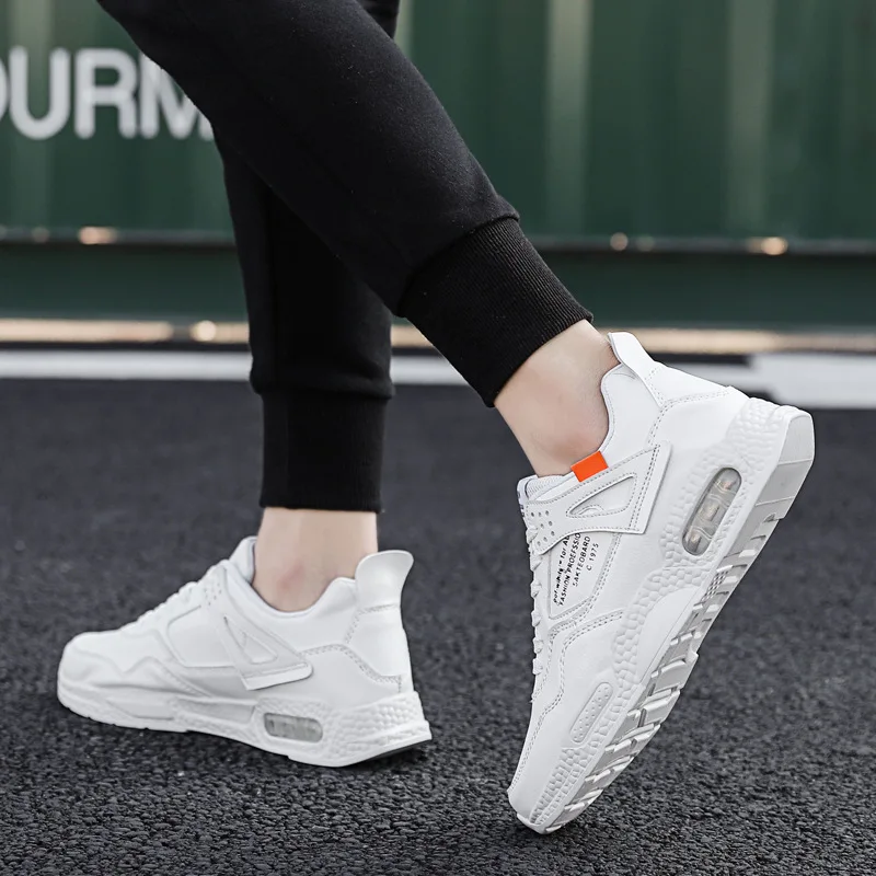 

Small White Shoes MEN'S SHOES Spring 2019 New Style Shoe Men's Trendy Shoes Summer Breathable Casual Versatile Extra High Old Ma
