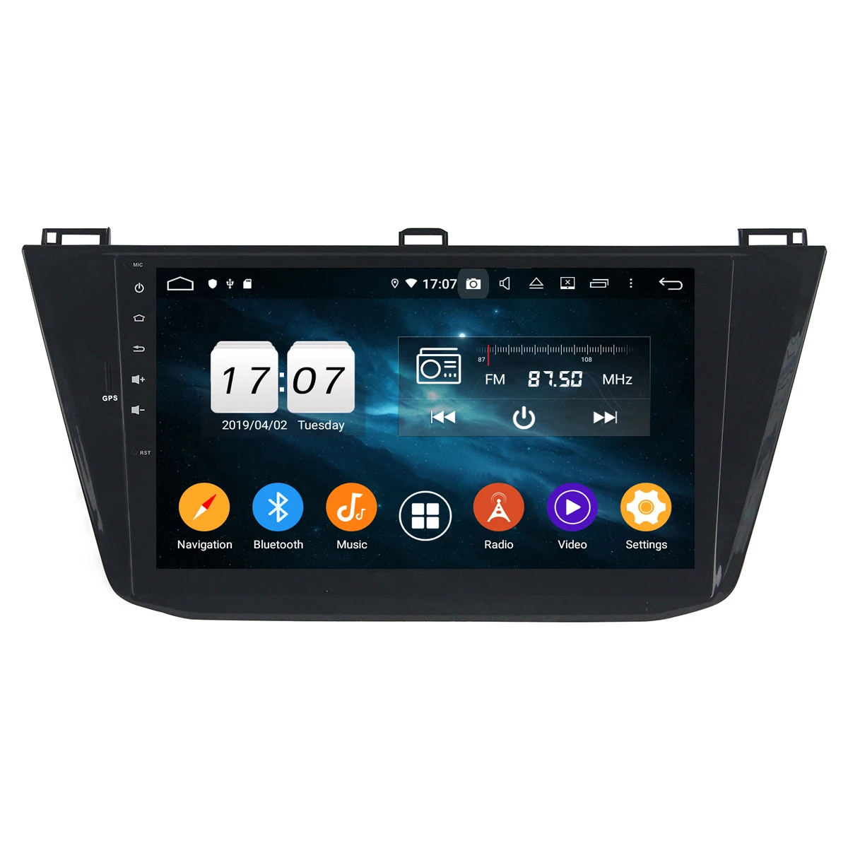 Perfect Android 9 With DSP For VW iguan 2016 Full Touch Scree Car radio video player Multimedia GPS navigation accessories Sed 0