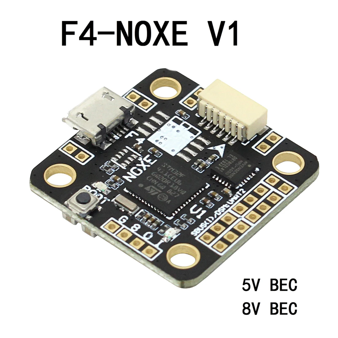 JMT Улучшенный Контроллер полета Betaflight F4 NOXE V1 BEC 20x20 мм AIO OSD для радиоуправляемого