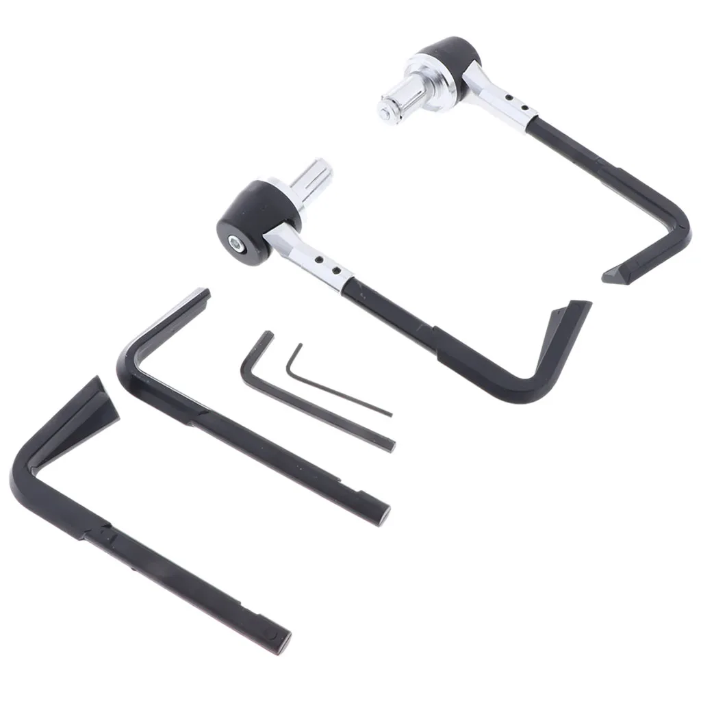 Universal Motorcycle Pro Brake Clutch Levers Protect Guard - CNC 7/8inch Protector Handlebar Brush System