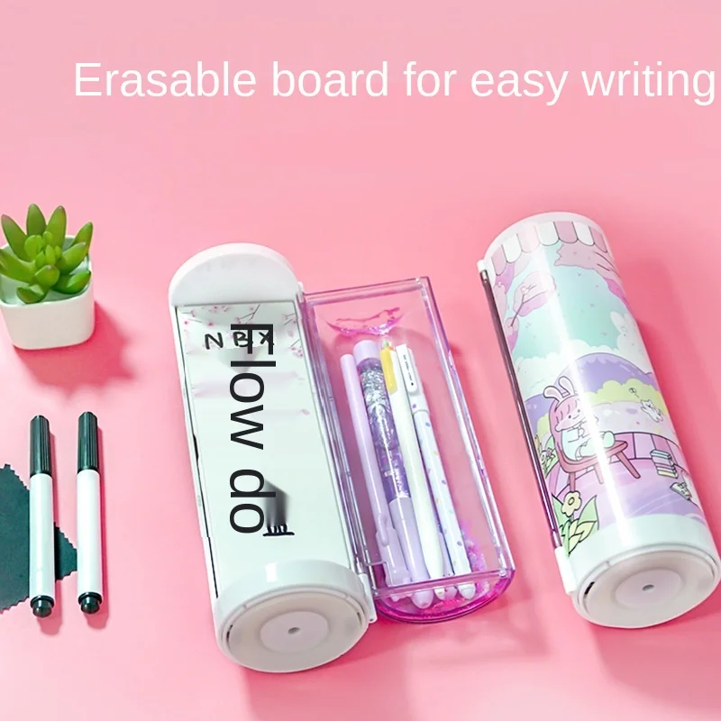 Roly-poly toy-estuches lápices Oficina, para escolares bonitos, estuche Kawaii blackpink, trousse scolaire coreano, 2021