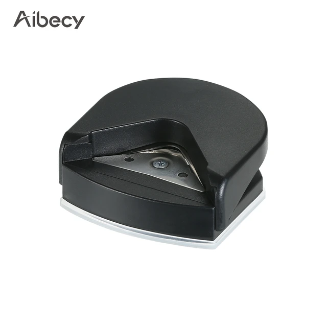 Aibecy Mini Portable Corner Rounder Punch Round Corner Trimmer Cutter 4mm for Card Photo, Size: 5.3, Black